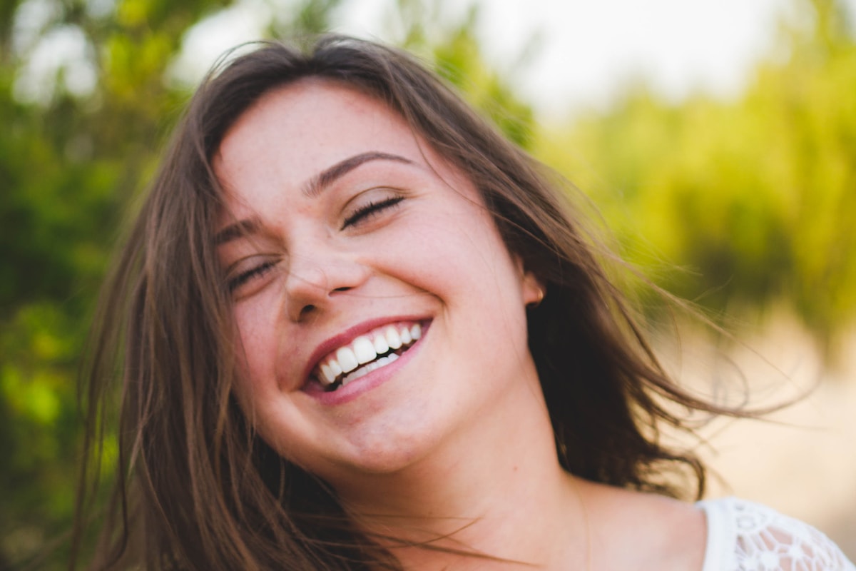 Smiling new dental patient in Sterling VA